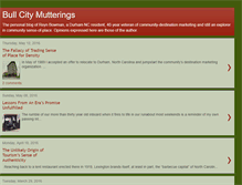 Tablet Screenshot of bullcitymutterings.com